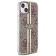 Guess case for iPhone 15 Plus 6,7&quot; GUHCP15MH4PSEGW brown HC IML 4G GOLD STRIPE 3666339222833