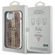 Guess case for iPhone 15 Plus 6,7&quot; GUHCP15MH4PSEGW brown HC IML 4G GOLD STRIPE 3666339222833