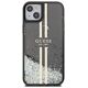 Guess case for iPhone 15 6,1&quot; GUHCP15SLFCSEGK black HC LIQ. GLITTER GOLD STRIPES 3666339223526