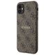 Guess case for iPhone 11 GUHMN61G4GFRW brown HC MAGSAFE PU 4G RING CLASSIC LOGO 3666339226367