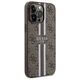 Guess case for iPhone 15 Pro 6,1&quot; GUHMP15XP4RPSW brown HC MAGSAFE 4G PRINTED STRIPES 3666339203474
