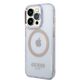 Guess case for iPhone 14 Pro 6,1&quot; GUHMP14LHTCMU purple HC Magsafe Gold Outline Translucent 3666339069568