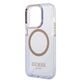Guess case for iPhone 14 Pro 6,1&quot; GUHMP14LHTCMU purple HC Magsafe Gold Outline Translucent 3666339069568