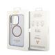 Guess case for iPhone 14 Pro 6,1&quot; GUHMP14LHTCMU purple HC Magsafe Gold Outline Translucent 3666339069568