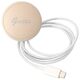 Guess set case + charger for iPhone 12 / 12 Pro 6,1&quot; GUBPP12MH4EACSW brown hard case 4G Print MagSafe 3666339102852
