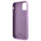 Karl Lagerfeld case for iPhone 11 / Xr KLHCN61SKSVGU purple hardcase Silicone Signature 3666339130602