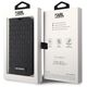 Karl Lagerfeld case for iPhone 14 Pro 6,1&quot; KLBKP14LSAKLHPK black Saffiano Monogram 3666339122966
