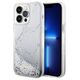 Guess case for iPhone 14 Pro Max 6,7&quot; GUHCP14XLCSGSGH white hard case Liquid Glitter Marble 3666339127336