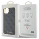 Guess case for iPhone 15 Plus 6.7&quot; GUHCP15MGF4GGR gray hardcase 4G Charms Collection 3666339171674