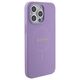 Guess case for iPhone 15 Pro 6.1&quot; GUHMP15LPSAHMCU purple hardcase Saffiano MagSafe 3666339155926