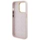 Guess case for iPhone 15 Pro 6,1&quot; GUHCP15LM4DGPP pink HC SILICONE LOGO STRASS 4G 3666339148928