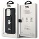 Karl Lagerfeld case for iPhone 15 Pro 6,1&quot; KLHCP15LGSACHPK black GRIPSTAND SAFFIANO CHOUPETTE PINS 3666339207458