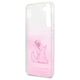 Karl Largerfeld case for Samsung Galaxy S22 Plus KLHCS22MCFNRCPI pink hard case Choupette Eat Gradient 3666339045722