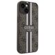 Guess case for iPhone 14 Plus 6,7&quot; GUHMP14MP4RPSW brown harcase Magsafe 4G Printed Stripes 3666339119782