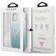 Guess case for iPhone 12 / 12 Pro 6,1&quot; GUHCP12MPCUGLSBL blue hard case Glitter Gradient Script 3700740494806