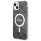 Guess set Case + Charger for iPhone 14 Pro Max 6,7&quot; GUBPP14XH4EACSK black BP Magsafe Case + Charger 4G 3666339102845
