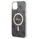 Guess set Case + Charger for iPhone 14 Pro Max 6,7&quot; GUBPP14XH4EACSK black BP Magsafe Case + Charger 4G 3666339102845