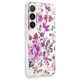 Guess case for Samsung Galaxy S23 Plus GUHCS23MHCFWST white HC IML Flower 3666339117290
