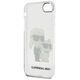 Karl Lagerfeld case for iPhone 7 / 8 / SE KLHCI8HNKCTGT transparentne hardcase IML Glitter NFT Karl&Choupette 3666339118822