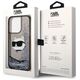 Karl Lagerfeld case for iPhone 14 Pro 6,1&quot; KLHCP14LLNCHCK black hardcase Liquid Glitter NFT Choupette Head 3666339087029