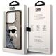 Karl Lagerfeld case for iPhone 14 Pro Max 6,7&quot; KLHCP14XLNKHCK black hardcase Glitter Karl Head 3666339086831