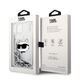 Karl Lagerfeld case for iPhone 14 Plus 6,7&quot; KLHCP14MLNCHCS silver hardcase Glitter Choupette Head 3666339086930
