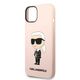 Karl Lagerfeld case for iPhone 14 Plus 6,7&quot; KLHCP14MSNIKBCP pink hardcase Silicone Ikonik 3666339098629