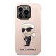 Karl Lagerfeld case for iPhone 14 Pro Max 6,7&quot; KLHMP14XSNIKBCP pink hardcase Silicone Ikonik Magsafe 3666339087678