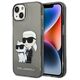 Karl Lagerfeld case for iPhone 14 Plus 6,7&quot; KLHCP14MHNKCTGK black hardcase Gliter Karl&Choupette 3666339087210