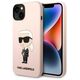 Karl Lagerfeld case for iPhone 14 Plus 6,7&quot; KLHCP14MSNIKBCP pink hardcase Silicone Ikonik 3666339098629