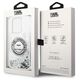Karl Lagerfeld case for iPhone 14 Pro 6,1&quot; KLHCP14LLCRSGRS silver hardcase Liquid Glitter RSG 3666339085902