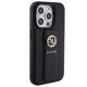 Guess case for iPhone 15 Pro Max 6,7&quot; GUHCP15XPGSSADK black HC GRIPSTAND SAFFIANO 4G STRASS 3666339198442