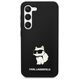Karl Lagerfeld case for Samsung Galaxy S24 Plus KLHCS24MSNCHBCK black HC SILICONE NFT CHOUPETTE 3666339242336