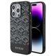 Guess case for iPhone 14 Pro Max 6,7&quot; GUHMP15XHGCFSEK black HC MAGSAFE GCUBE PU STRIPE 3666339194734