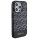 Guess case for iPhone 14 Pro Max 6,7&quot; GUHMP15XHGCFSEK black HC MAGSAFE GCUBE PU STRIPE 3666339194734