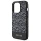 Guess case for iPhone 14 Pro Max 6,7&quot; GUHMP15XHGCFSEK black HC MAGSAFE GCUBE PU STRIPE 3666339194734