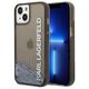 Karl Lagerfeld case for iPhone 14 Pro 6,1&quot; KLHCP14LLCKVK black hard case Magsafe Liq Glitter Elong 3666339091569