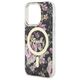 Guess case for iPhone 14 Pro 6,1&quot; GUHMP14LHCFWSK black hardcase Magsafe IML Flower 3666339115531