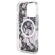 Guess case for iPhone 14 Pro 6,1&quot; GUHMP14LHCFWSK black hardcase Magsafe IML Flower 3666339115531