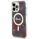 Guess case for iPhone 14 Pro Max 6,7&quot; GUHMP14XHCFWSA khaki hardcase Magsafe IML Flower 3666339115623