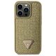 Guess case for iPhone 14 Pro 6,1&quot; GUHCP14LHDGTPD gold hardcase Rhinestone Triangle 3666339120078