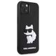 Karl Lagerfeld case for iPhone 14 Plus 6,7&quot; KLHCP14M3DRKHNK black hardcase 3D Rubber Choupette NFT 3666339122676