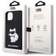 Karl Lagerfeld case for iPhone 14 Plus 6,7&quot; KLHCP14M3DRKHNK black hardcase 3D Rubber Choupette NFT 3666339122676