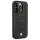 BMW case for iPhone 14 Pro Max 6,7&quot; BMHMP14X22RPSK black hard case Leather Seats Pattern MagSafe 3666339089177