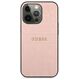 Guess case for iPhone 13 Pro 6,1&quot; GUHCP13LPCRBPI pink hard case Croco Collection 3666339023850