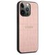 Guess case for iPhone 13 Pro 6,1&quot; GUHCP13LPCRBPI pink hard case Croco Collection 3666339023850