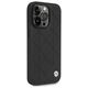 BMW case for iPhone 14 Pro 6,1&quot; BMHCP14L22RBDK black Sign HC Leather Quilted 3666339066468