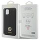 Guess case for iPhone 11 GUHCN614DGPK black HC Silicone Logo Strass 4G 3666339148386