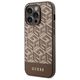 Guess case for iPhone 14 Pro Max 6,7&quot; GUHMP14XHGCFSEW brown hard case GCube Stripes MagSafe 3666339112493