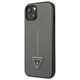 Guess case for iPhone 13 6,1&quot; GUHCP13MPSATLG hardcase Saffiano PU Triangle silver 3666339040369